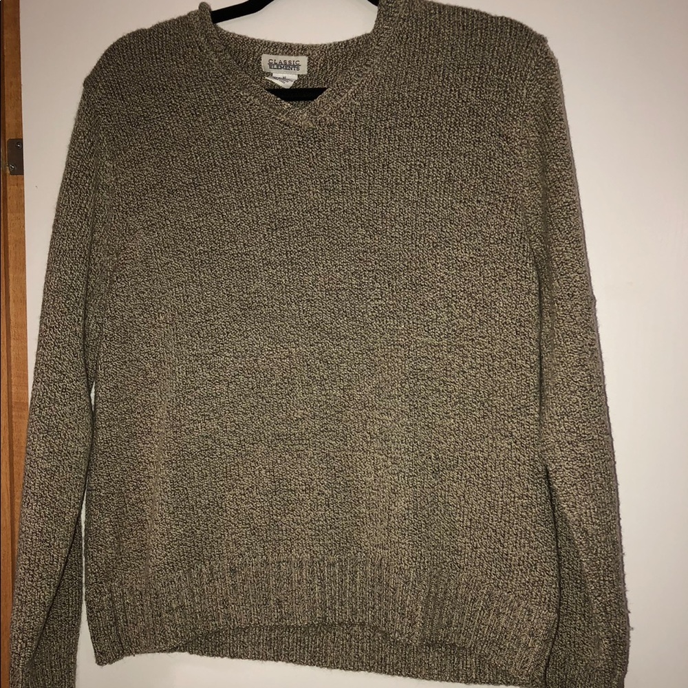 Thick sweater!